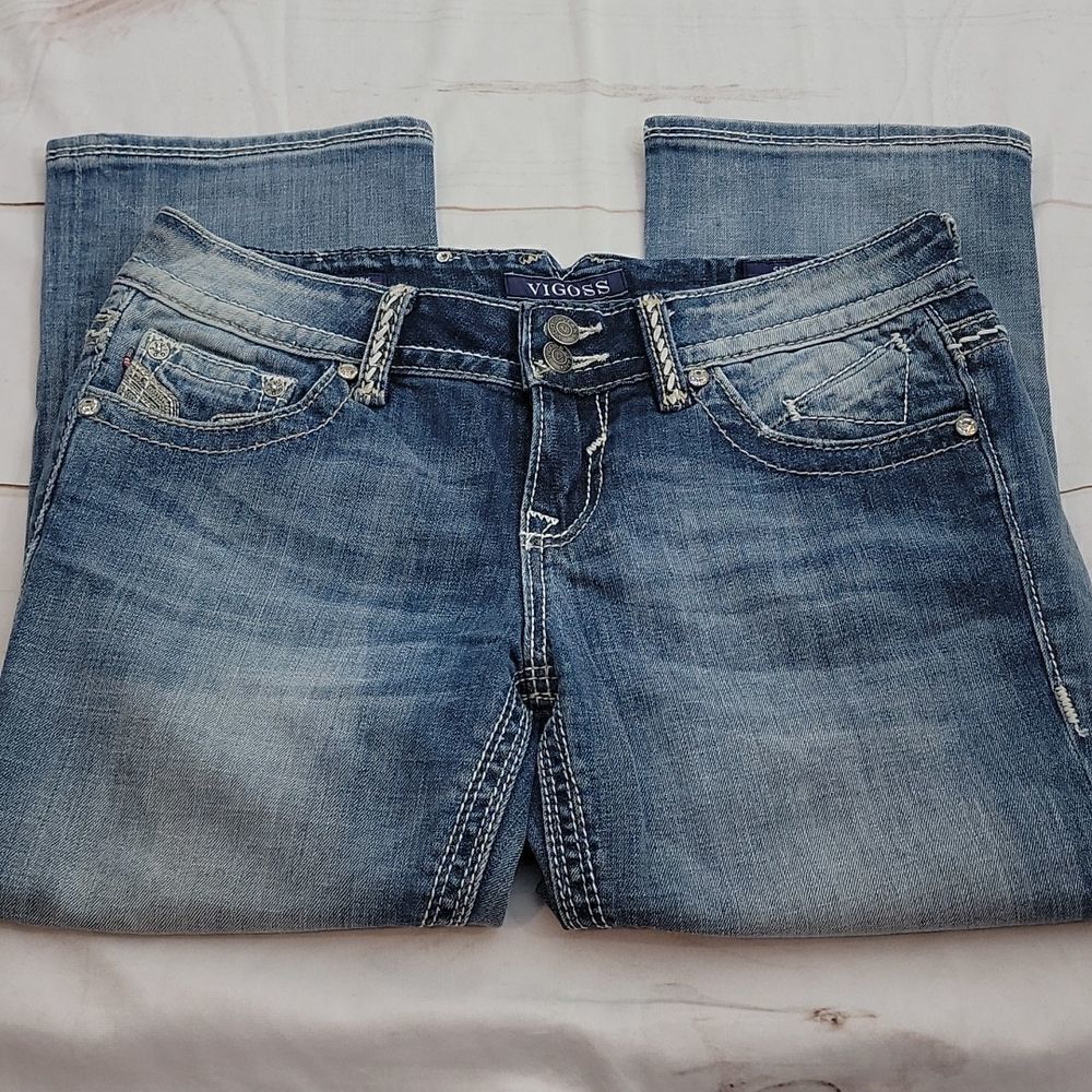 𝅺beautiful Vigoss The New York Jean Capri size 5